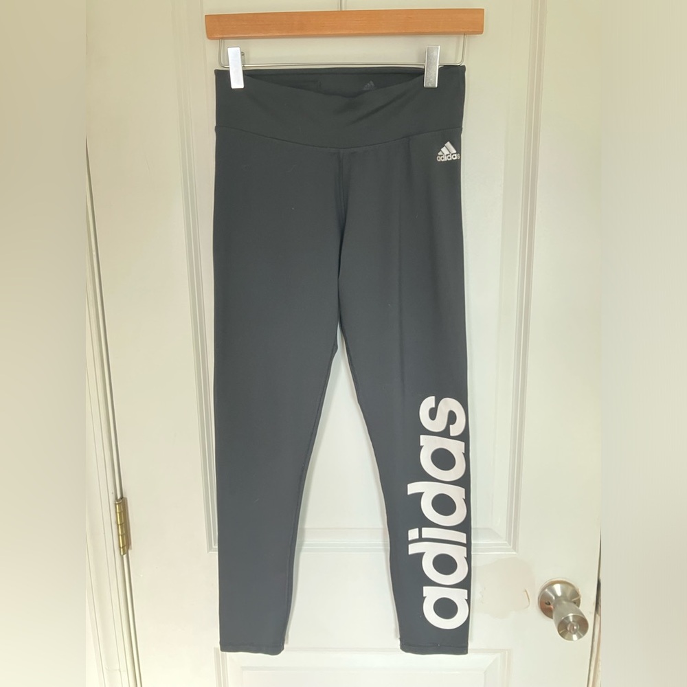 🎉 3/$15 Adidas Womens Climalite Black Leggings M
